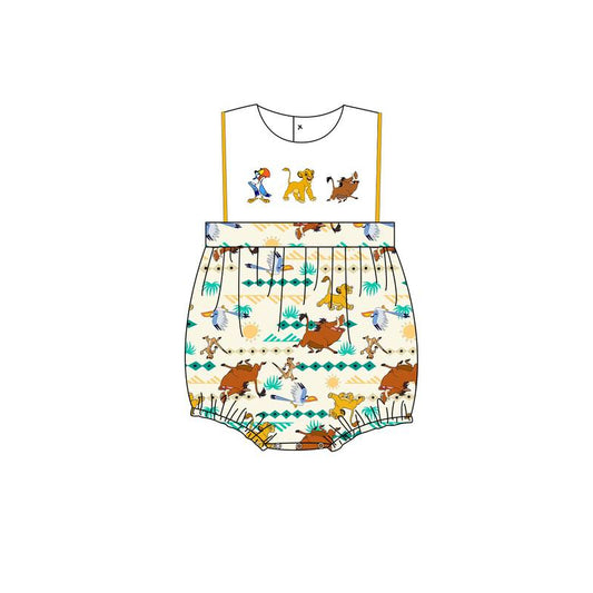 SR1578 Cartoon design summer short sleeve kid jumpsuit romper