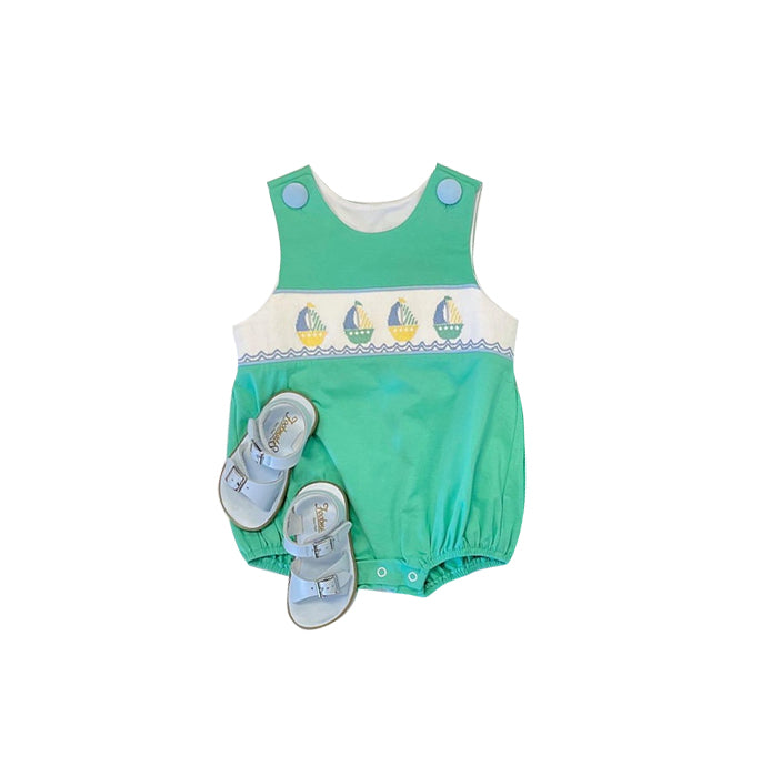 SR1581 Green design summer short sleeve kid jumpsuit romper