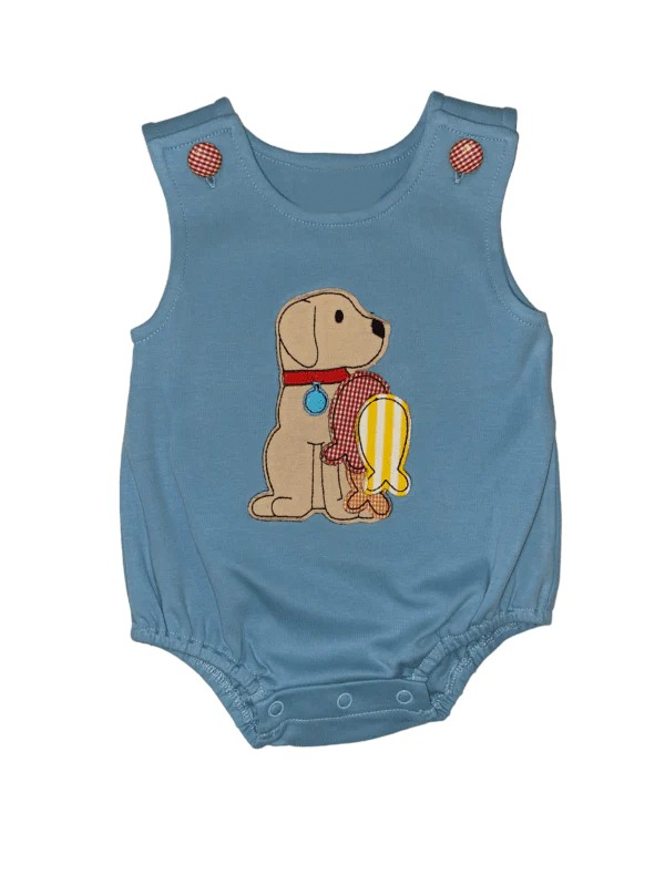 SR1589 Dog summer short sleeve design kid jumpsuit baby romper