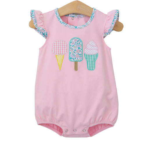 SR1598 ice cream summer design short sleeve design kid jumpsuit baby romper