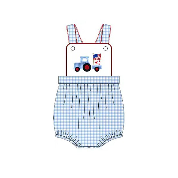 SR1645 4th of July boy jumpsuit summer cute baby romper