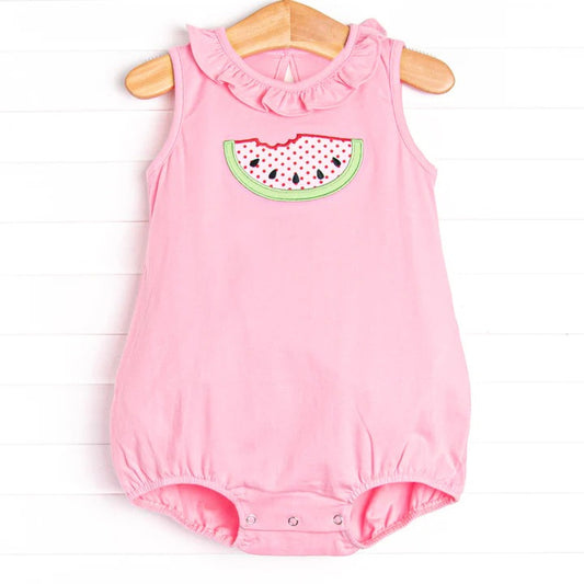 SR1649 watermelon girl jumpsuit summer cute baby romper