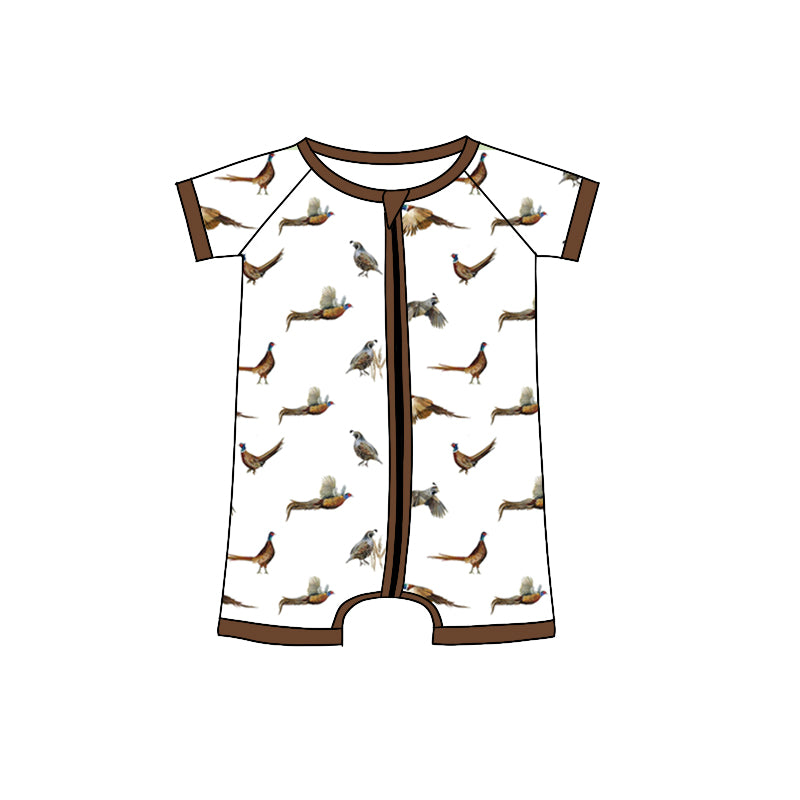 SR1657 duck boy jumpsuit design summer cute baby romper