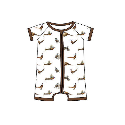 SR1657 duck boy jumpsuit design summer cute baby romper