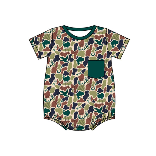 SR1659 camo girl jumpsuit design summer cute baby romper