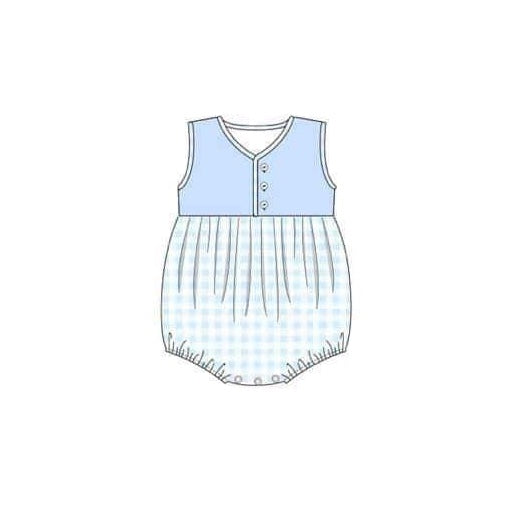 SR1669 blue girl jumpsuit summer cute baby romper