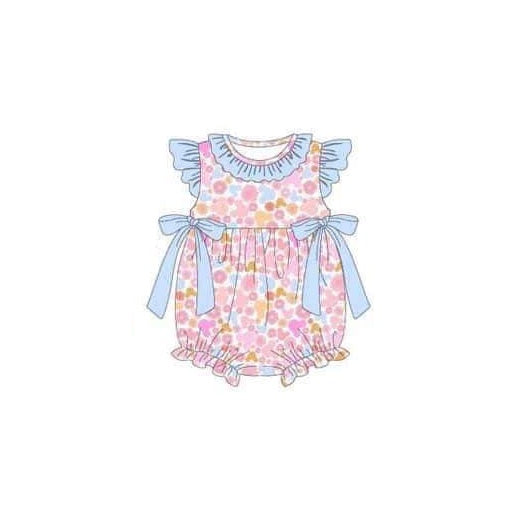 SR1670 pink girl jumpsuit summer cute baby romper