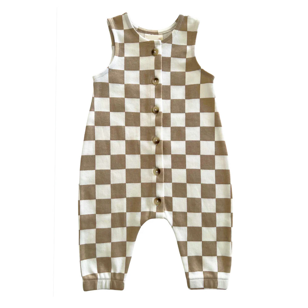 SR1701 cute plaid boy jumpsuit summer cute baby romper