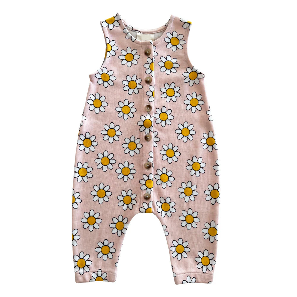 SR1702 cute floral girl jumpsuit summer cute baby romper