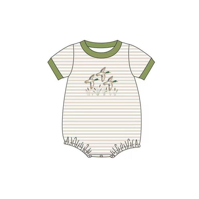 SR1714 Duck boy cute kid jumpsuit summer cute baby romper