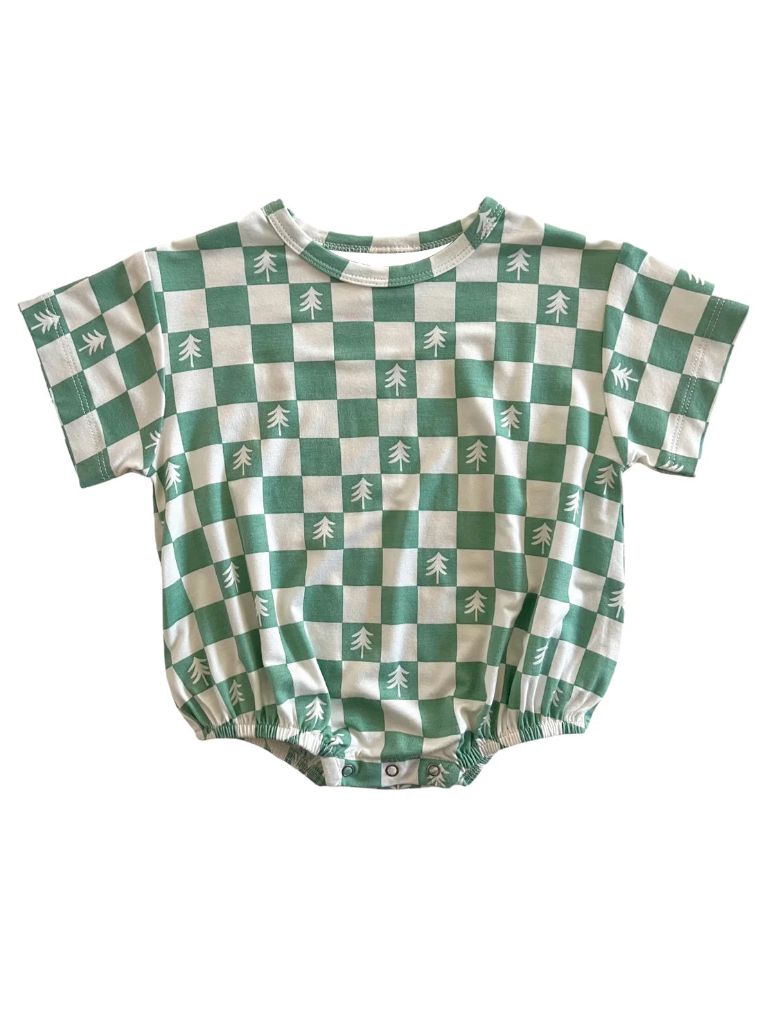 SR1726 green plaid cute kid jumpsuit summer cute baby romper