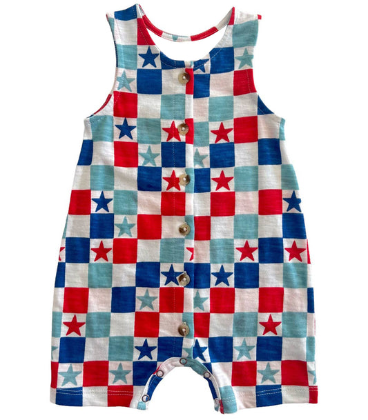 SR1733 stars baby jumpsuit summer cute baby romper