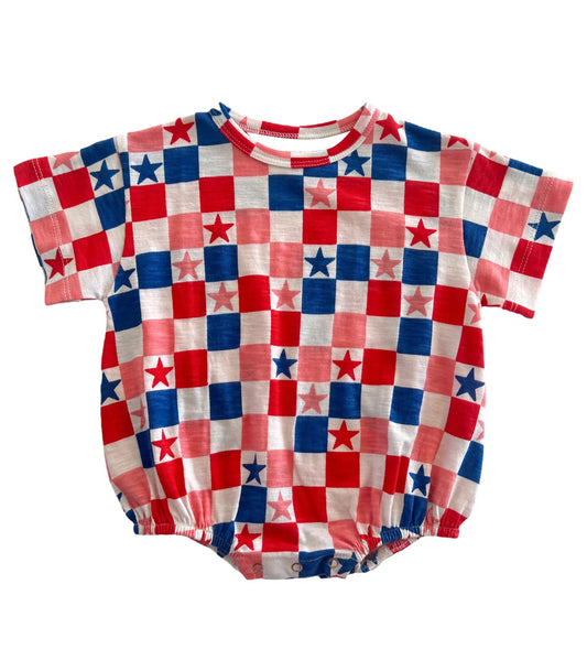 SR1734 cute stars baby jumpsuit summer cute baby romper