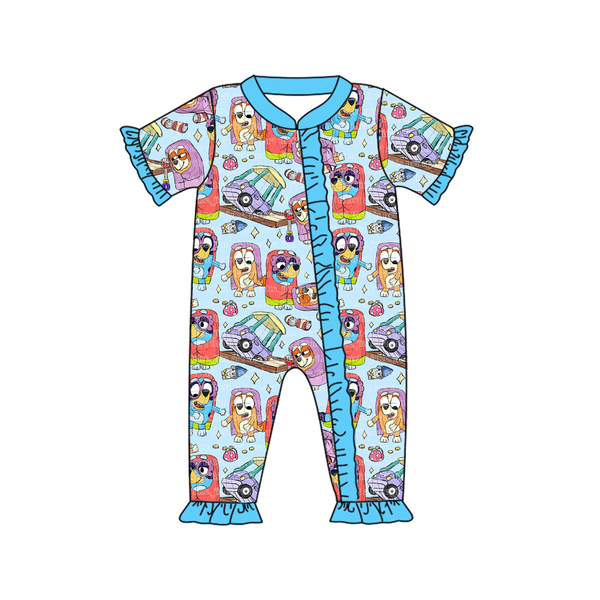 SR1753 dog kid jumpsuit summer cute baby romper