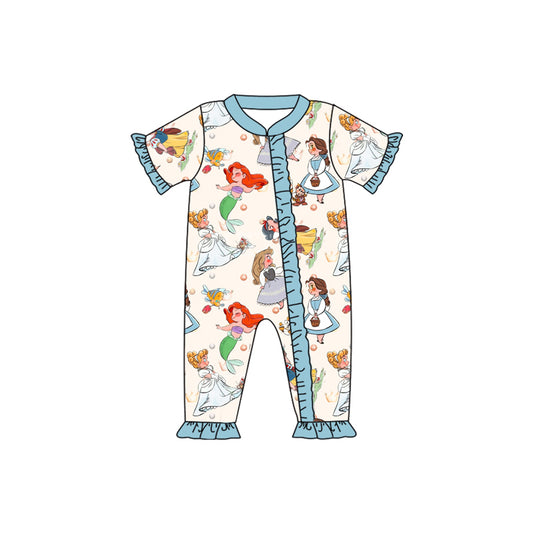 SR1781 princess kid jumpsuit summer cute baby wear rompers