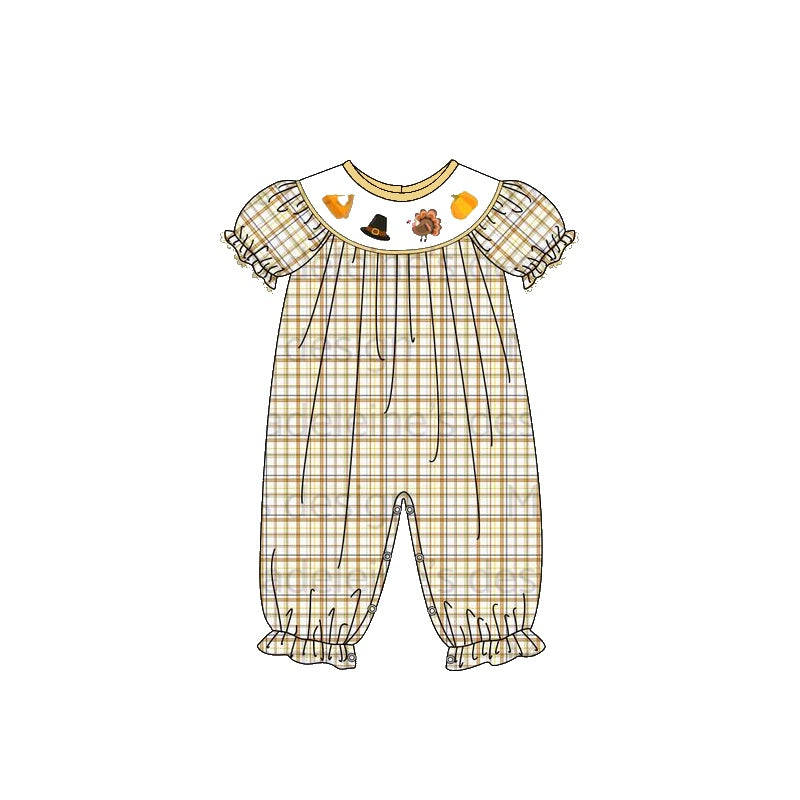 SR1870 cute turkey hot sale summer kid jumpsuit rompers