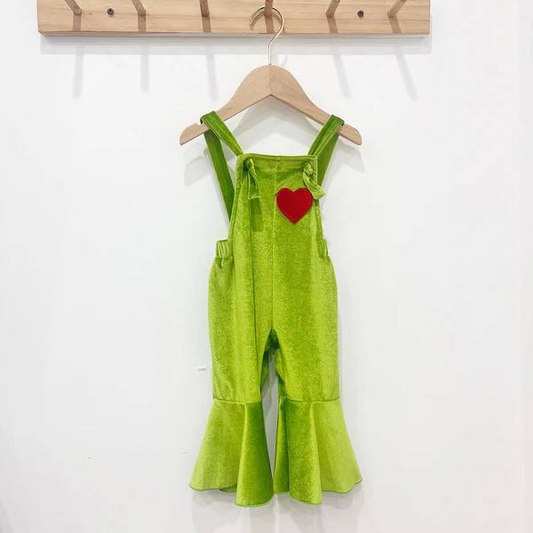 SR1936 Green Cute Toddler Short sleeve cute baby long sleeve kid rompers