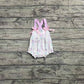 4.2 SR2961 Straps bow stripe floral baby girls summer romper pre order