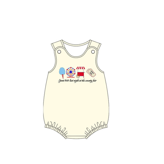 4.7 SR3038 Baby Boys Sleeveless Ice Cream Store Rompers Pre order