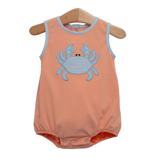 4.4 SR3058 Baby Boys Sleeveless Crab Rompers Pre order