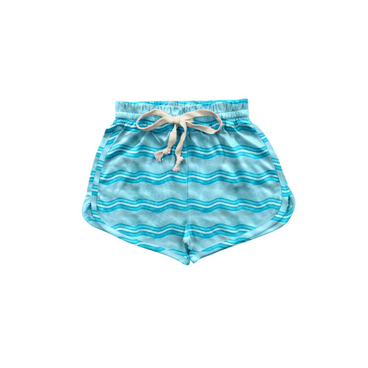 SS0299 Blue Baby Kid Stripe Shorts