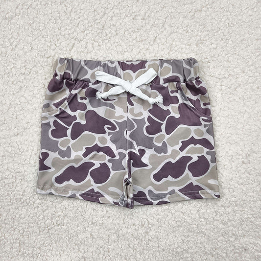 RTS NO MOQ Baby Boys Summer pants SS0454 Green Camouflage Pockets Shorts Bottoms