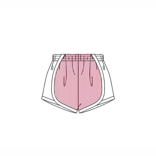 4.14 SS0486 Pink strip white kids girls summer shorts pre order