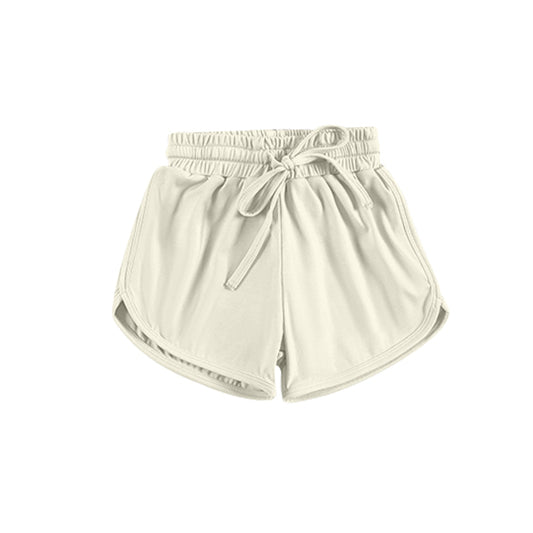 4.14 SS0507 Baby Girls White Belt Yoga Shorts Bottoms Pre order