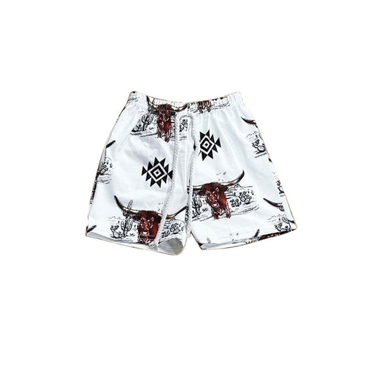 4.9 SS0511 Baby Boys Bull Skull Aztec Shorts Bottoms Pre order