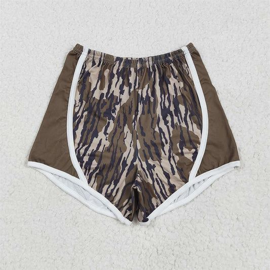 RTS NO MOQ Baby Girls Summer Pants SS0528 Olive Bottomland Camo Shorts Bottoms
