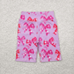 RTS NO MOQ Summer Sibling Baby Girls 6 Colors High Waist Tennis Yoga Biking Shorts Bottoms