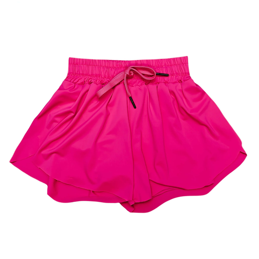 4.2 SS0545 Hot pink kids girls activewear summer yoga shorts pre order