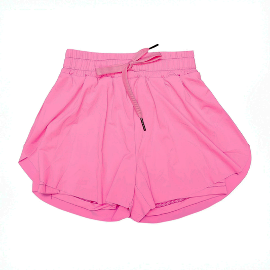4.2 SS0546 Pink kids girls activewear summer yoga shorts pre order