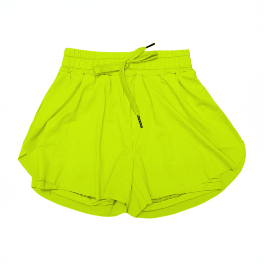 4.2 SS0554 Yellow kids girls activewear summer yoga shorts pre order