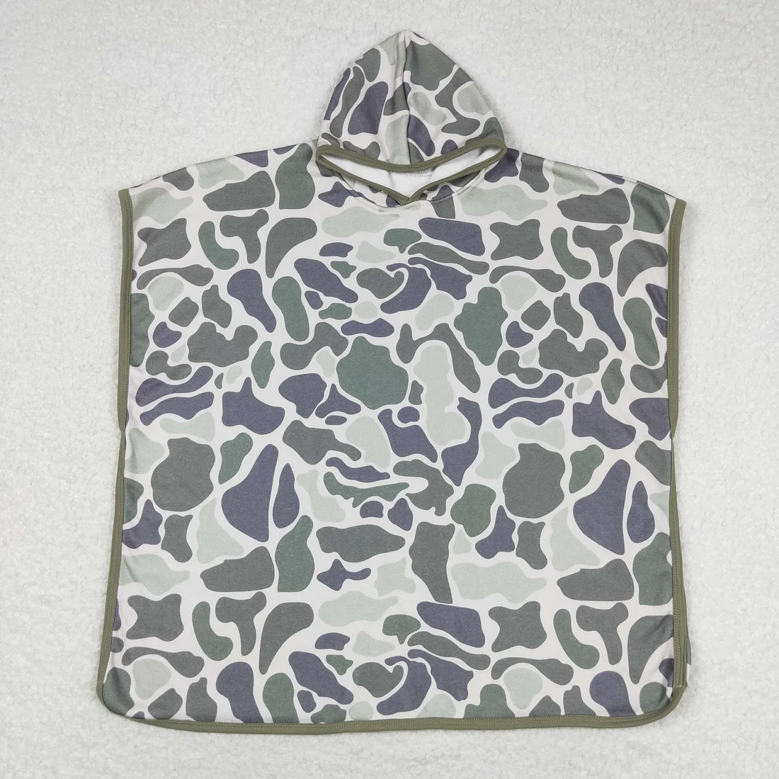 RTS Baby Boy Green Camo Swim Towel Cover Up