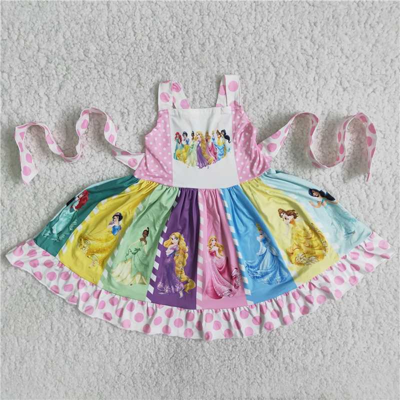 baby girls sweet twirl dress with sleeveless