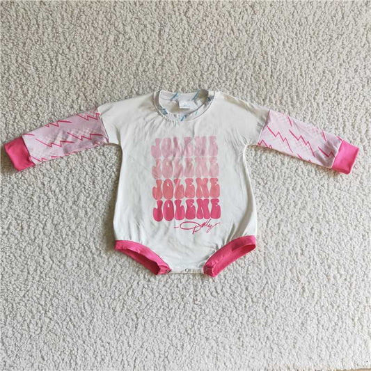 LR0148  Alphabet Long Sleeve Bodysuit