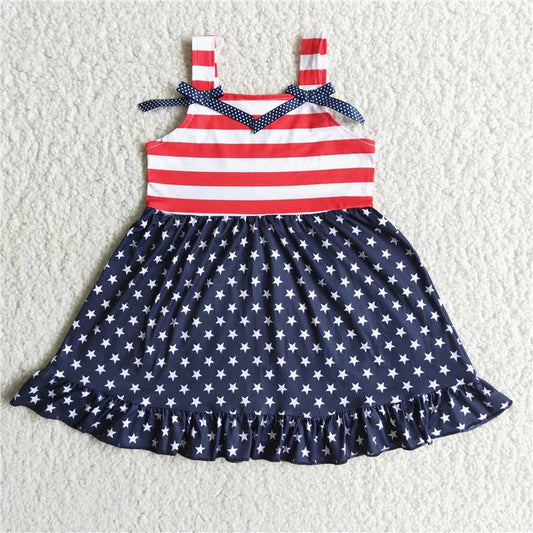 girl independence day sleeveless frock