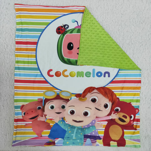 29*43 inches baby watermelon print soft blanket