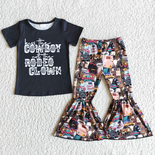 girl 2pieces set with short sleeve