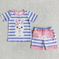 girl summer short sleeve bunny outfit