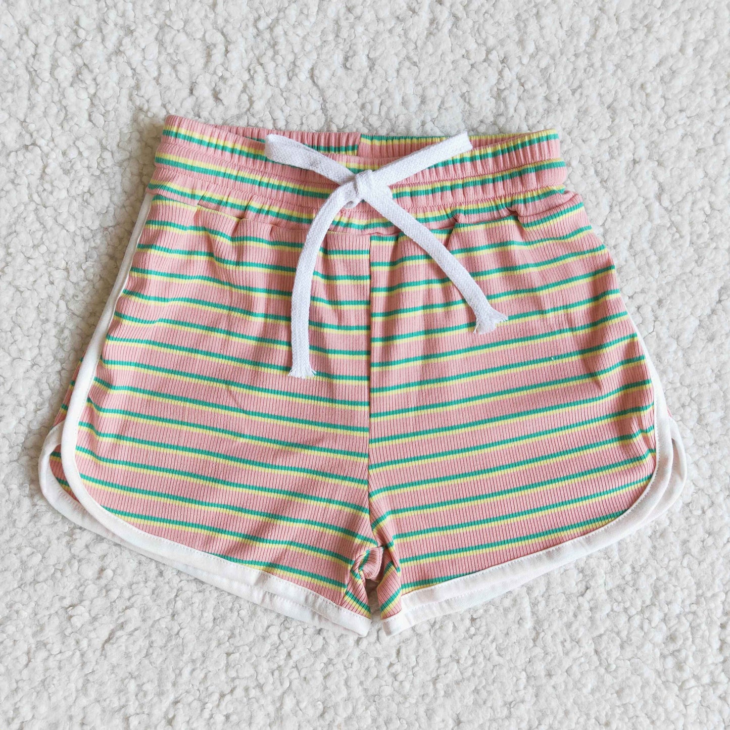 children summer fashion shorts with stripes