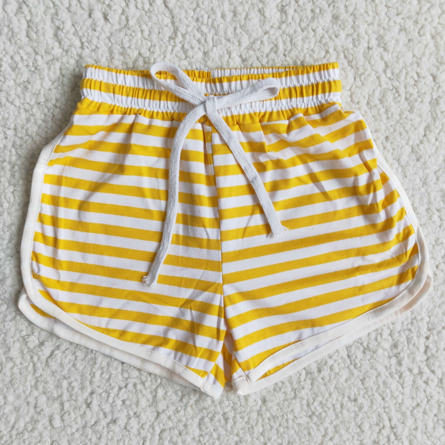 girl wide stripes summer shorts