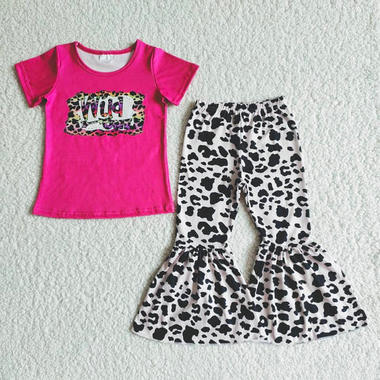 baby girls fashion leopard outfit