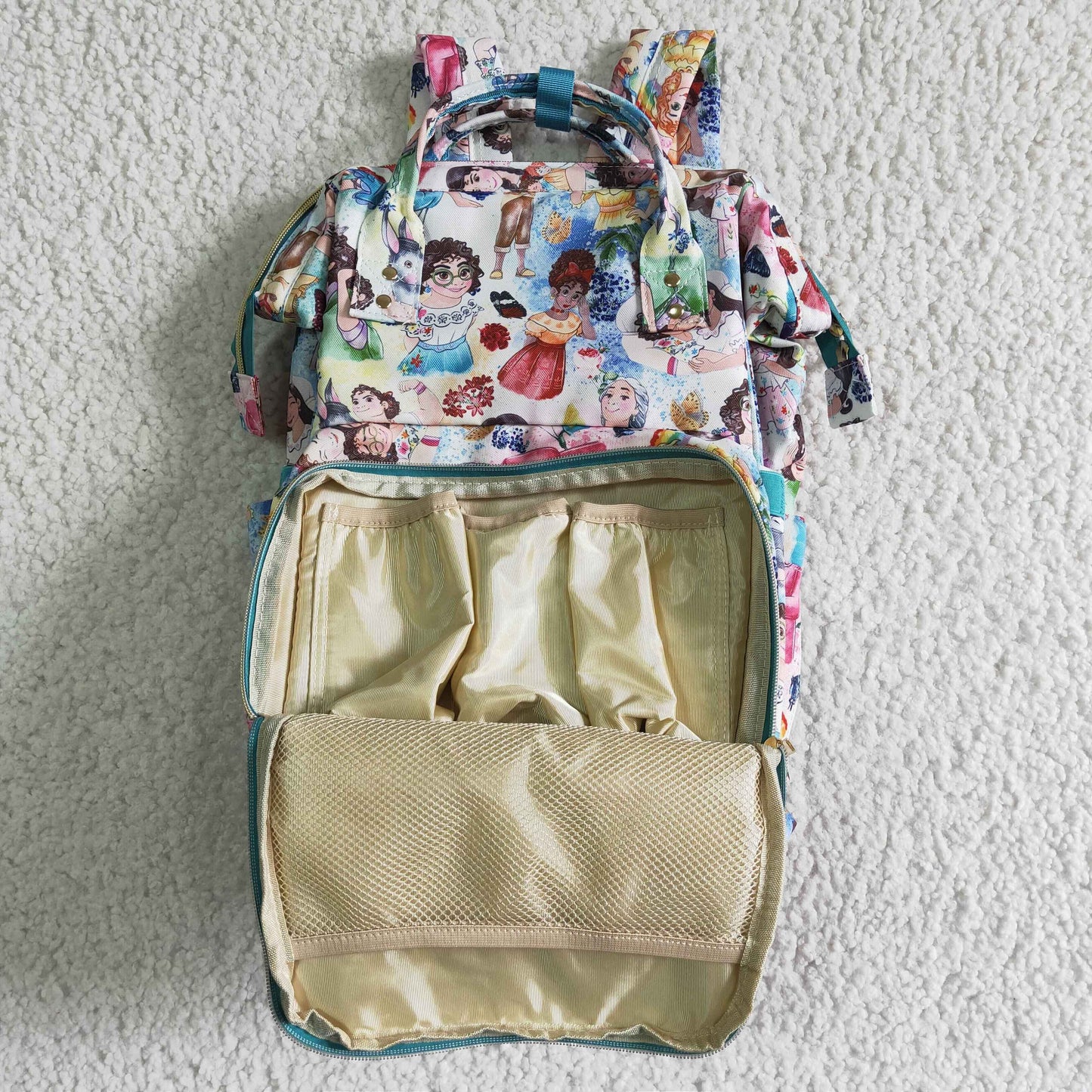 children fashion zipper backpack