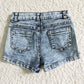 new arrivals kids fashion summer denim shorts girl holey zipper jeans