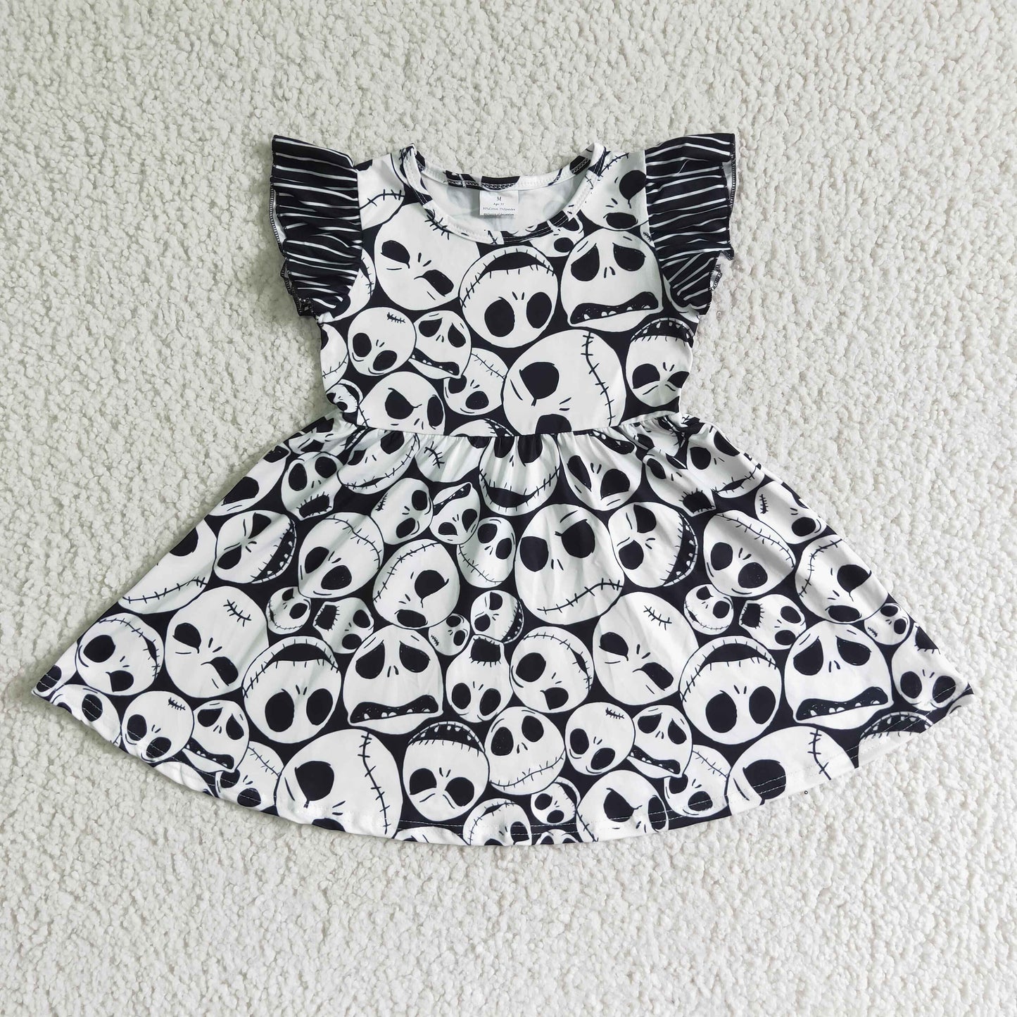 girl halloween short sleeve twirl dress