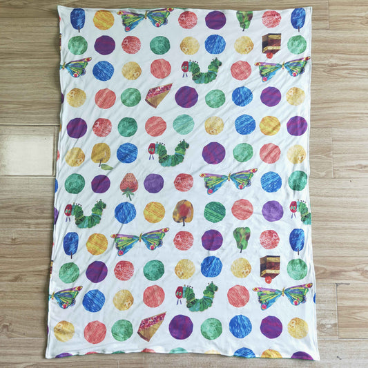 infants baby fruit and cakes pattern blanket