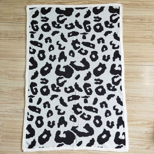 29*43 inches infants baby leopard pattern blanket
