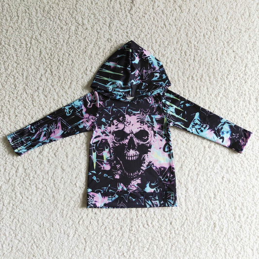 BT0050 boy and girl fall long sleeve tie-dye design hoodie